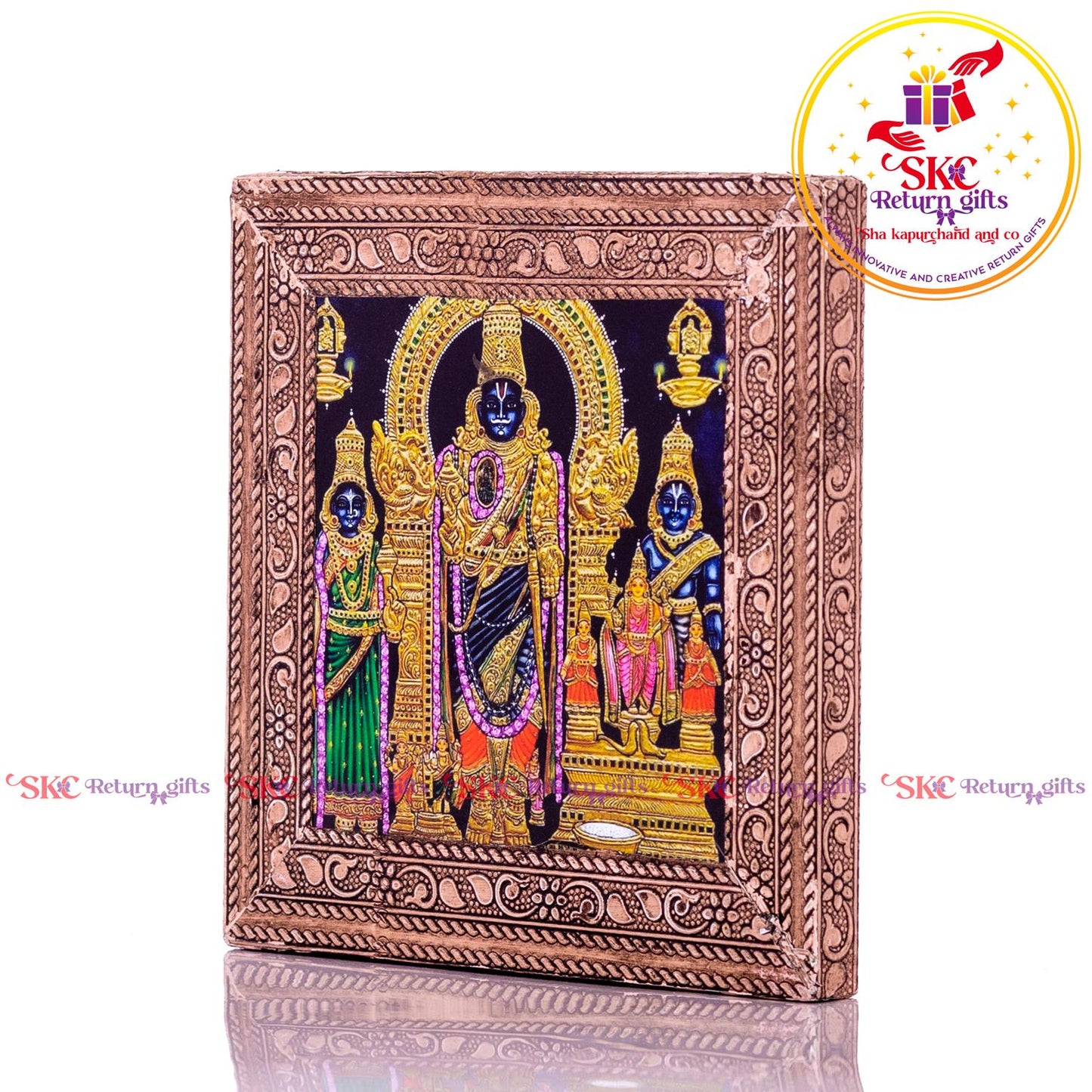 Tanjore Digital Art Sri Parthasarathy