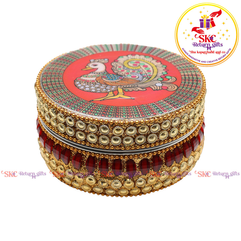 Pichwai Jaipur Kundan Box