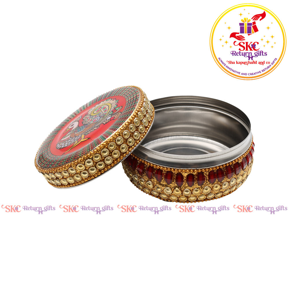 Pichwai Jaipur Kundan Box