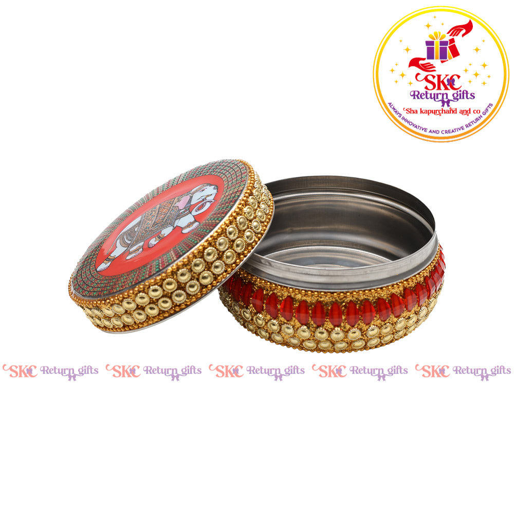 Pichwai Jaipur Kundan Box