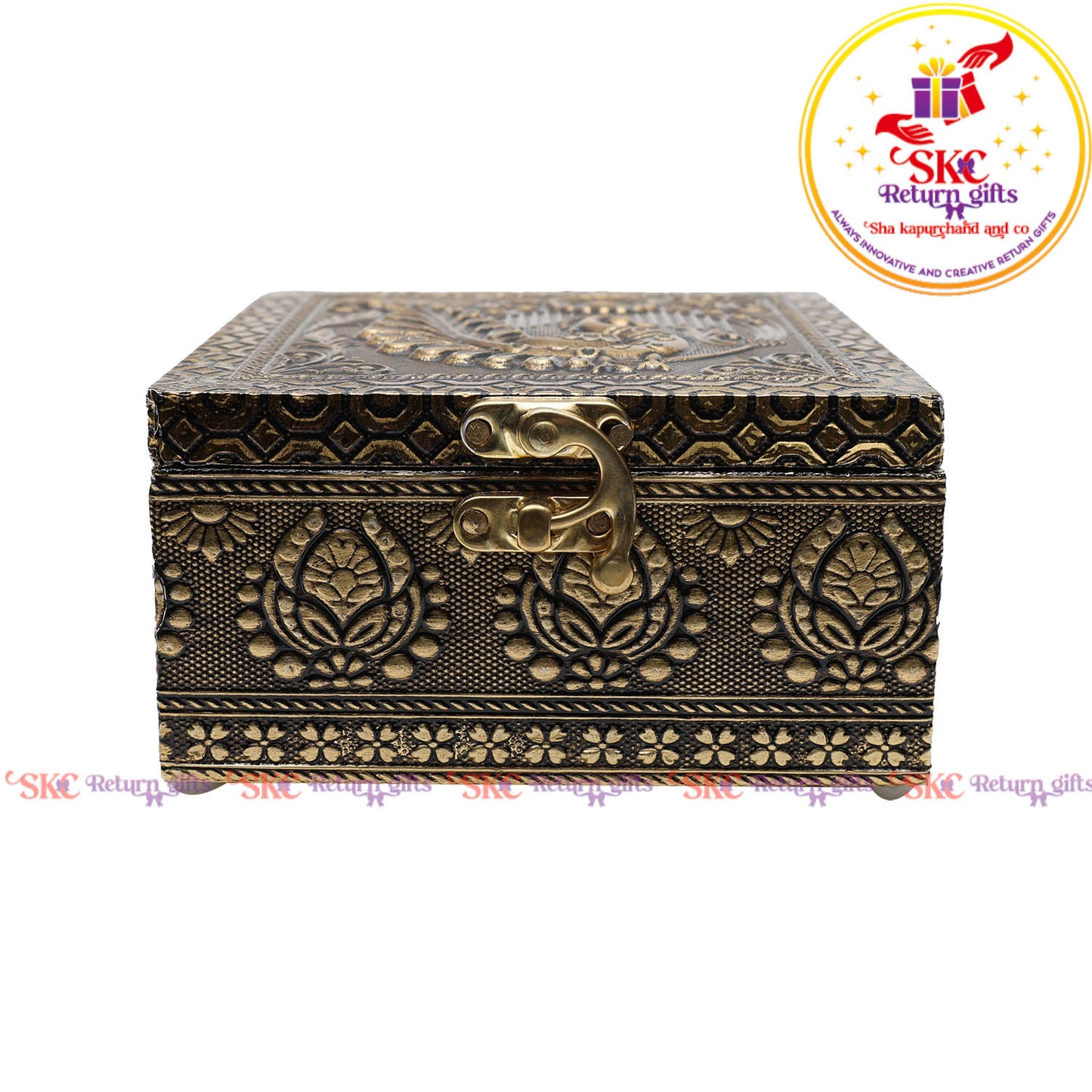 Digital Art Tanjore Pooja Box 5x5