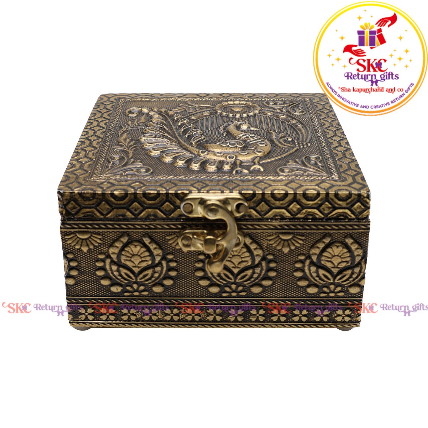 Digital Art Tanjore Pooja Box 5x5