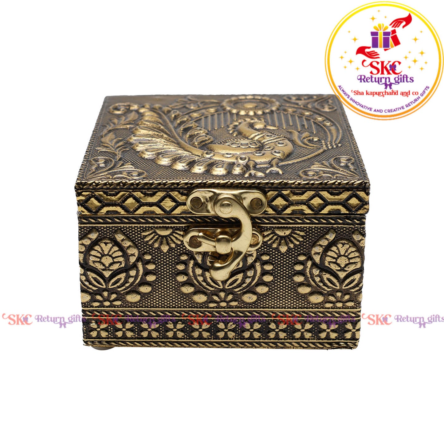 Digital Art Tanjore Pooja Box 4x4