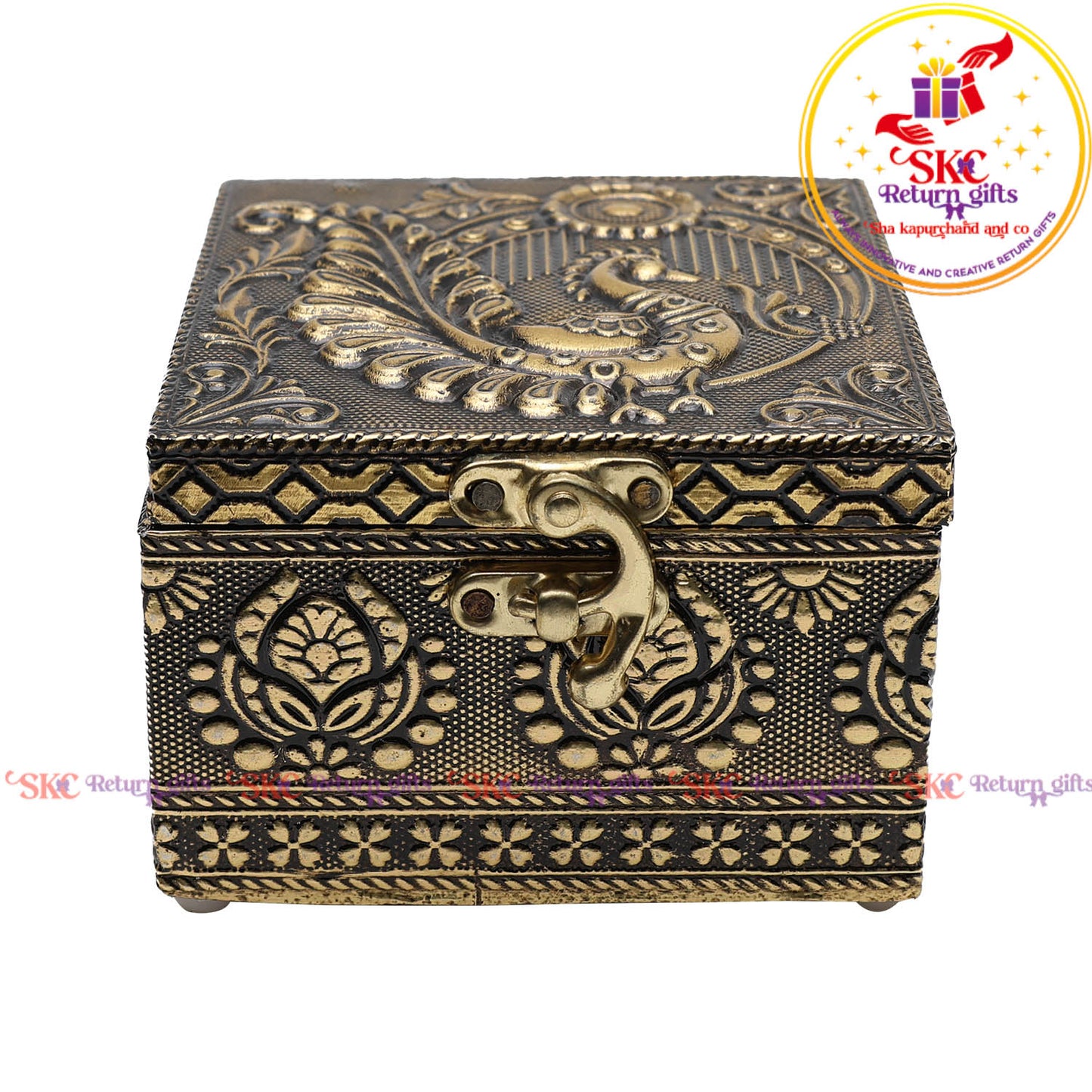 Digital Art Tanjore Pooja Box 4x4