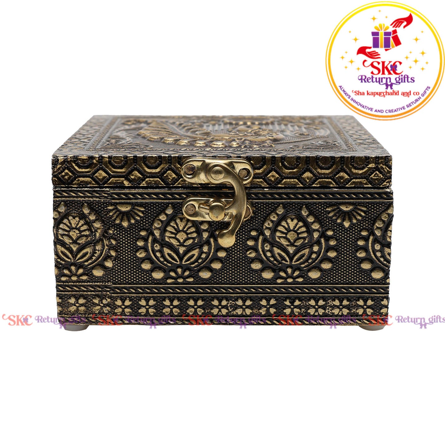 Digital Art Tanjore Pooja Box 4x4