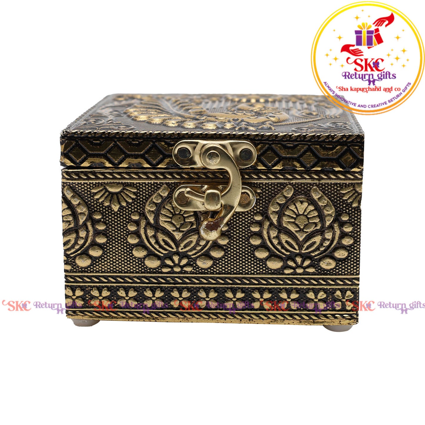 Digital Art Tanjore Pooja Box 4x4
