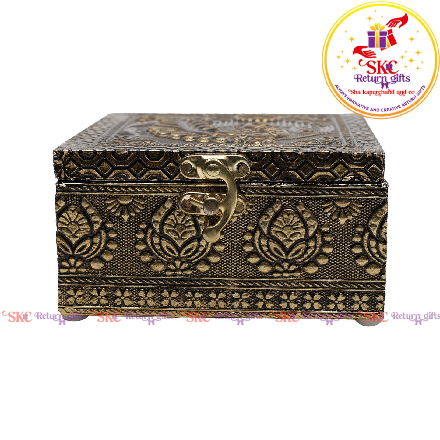 Digital Art Tanjore Pooja Box 5x5