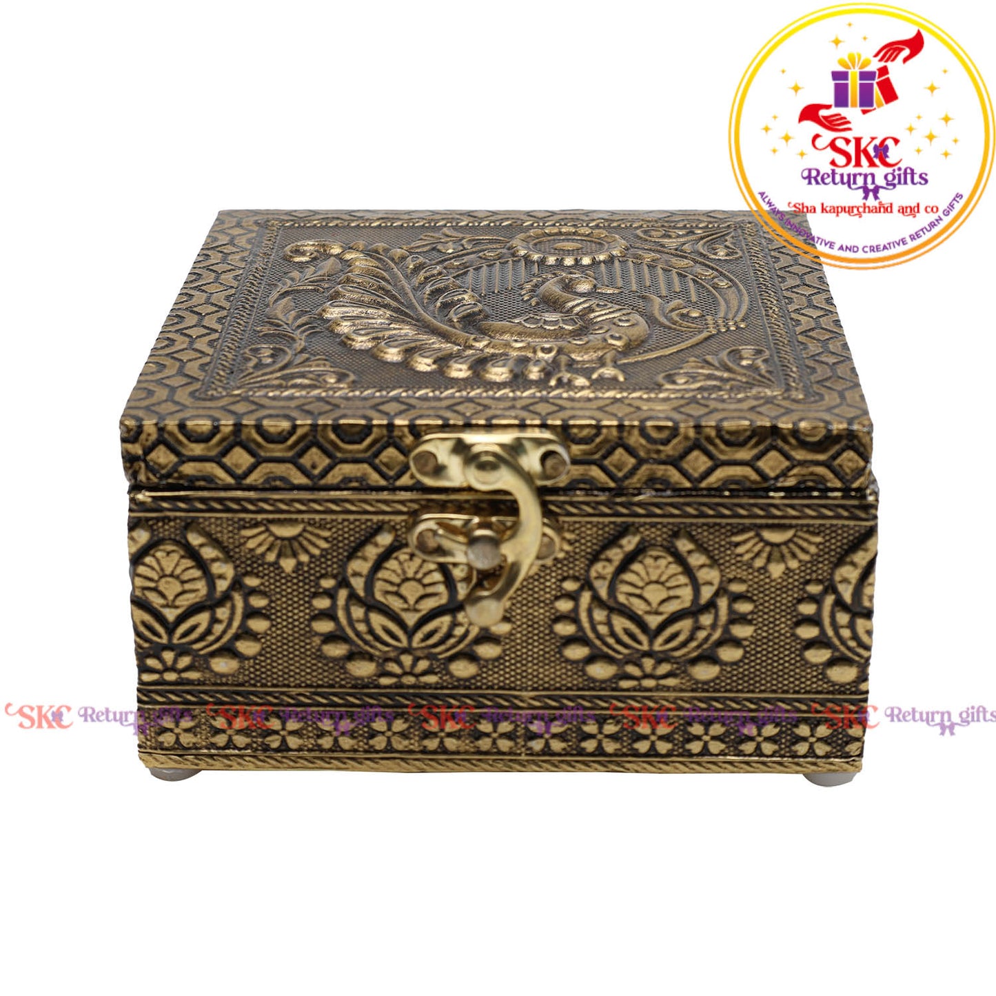 Digital Art Tanjore Pooja Box 5x5