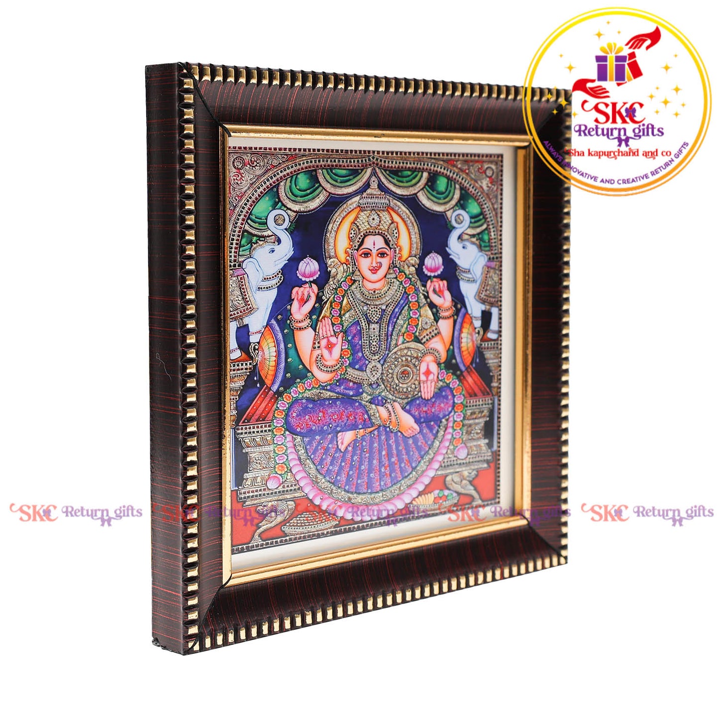 Tanjore digital art Laxmi