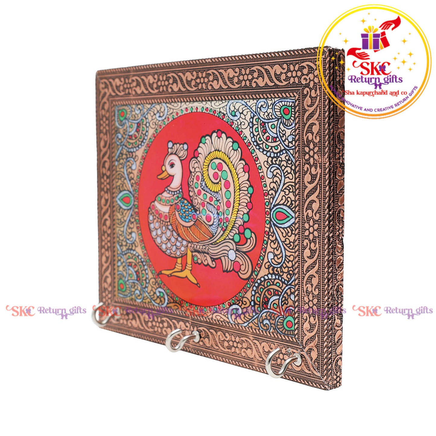 Tanjore digital art Peacock