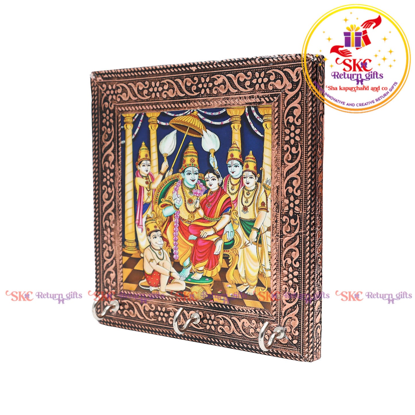 Tanjore digital art Ram darbar
