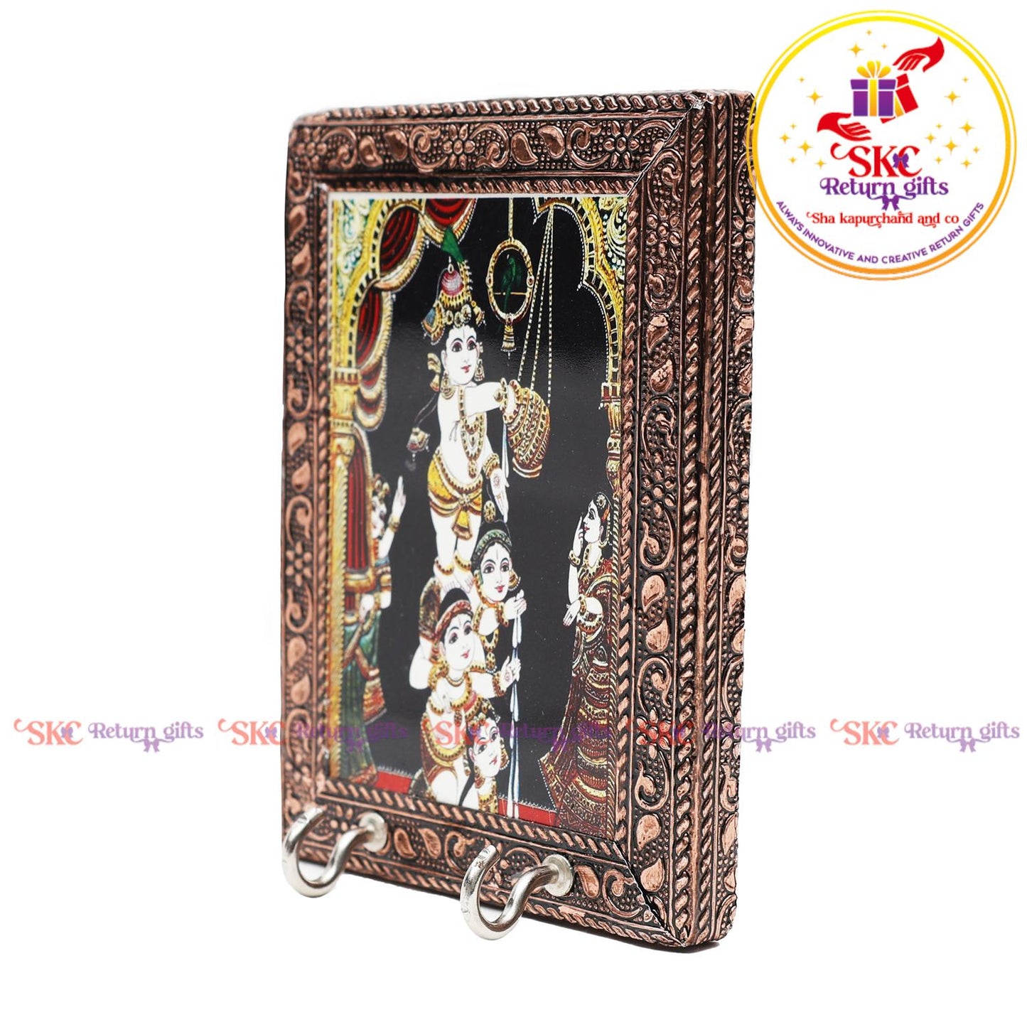 4.5/3.5 key stand tanjore art