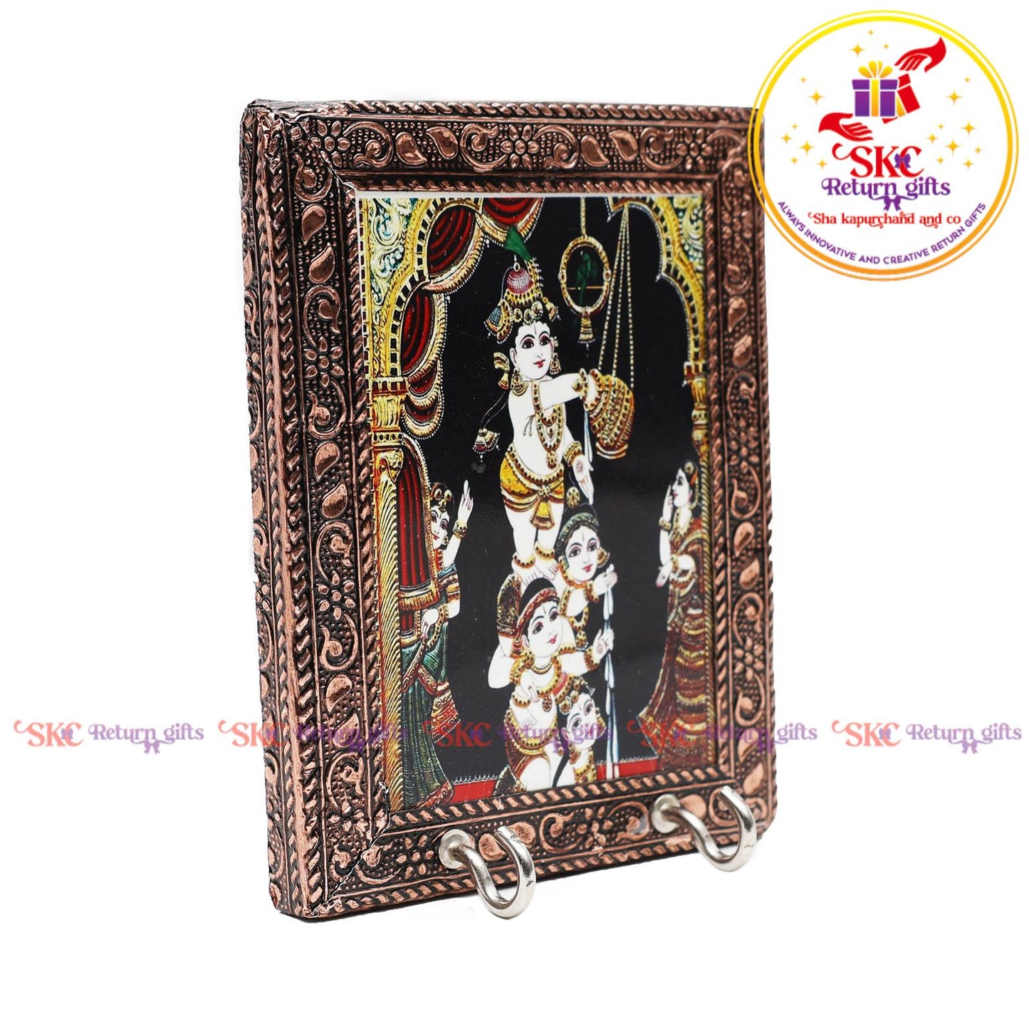 4.5/3.5 key stand tanjore art