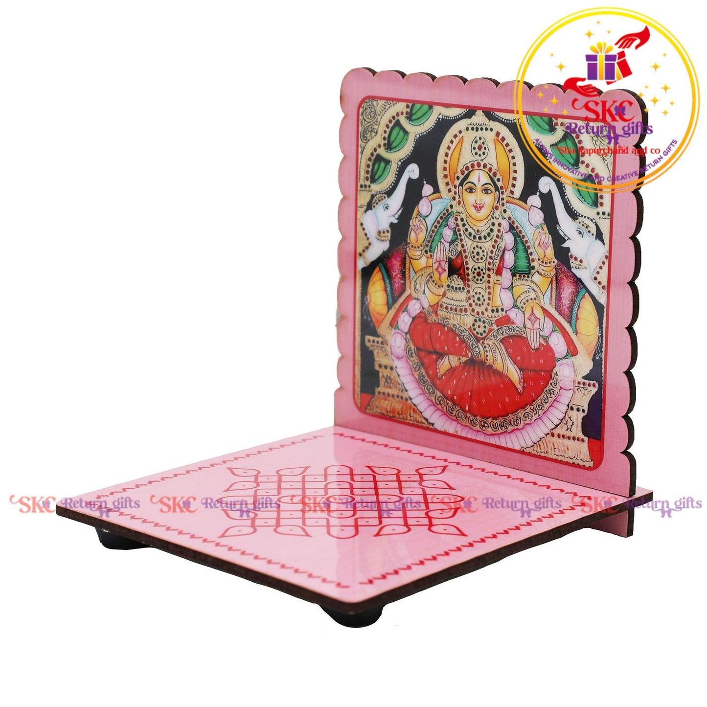 MDF diya stand tanjore art
