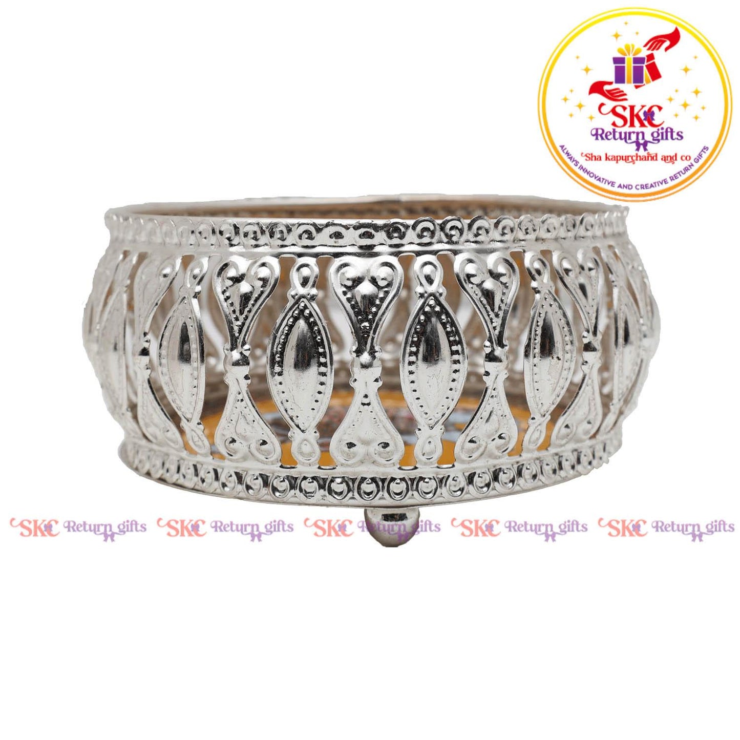 4inch pichwai silver bowl