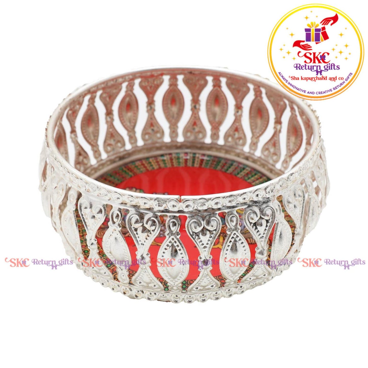 4inch pichwai silver bowl