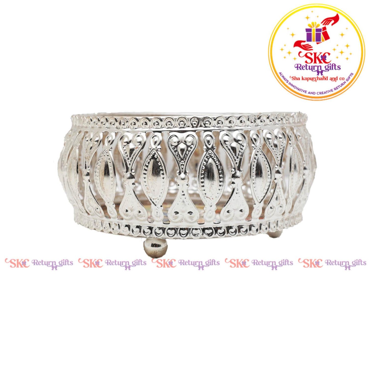 4inch pichwai silver bowl