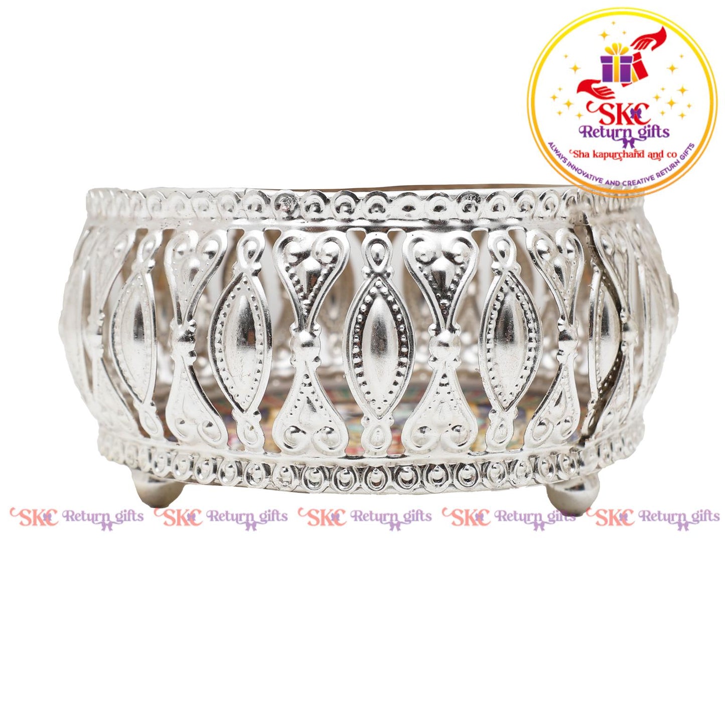 4inch pichwai silver bowl