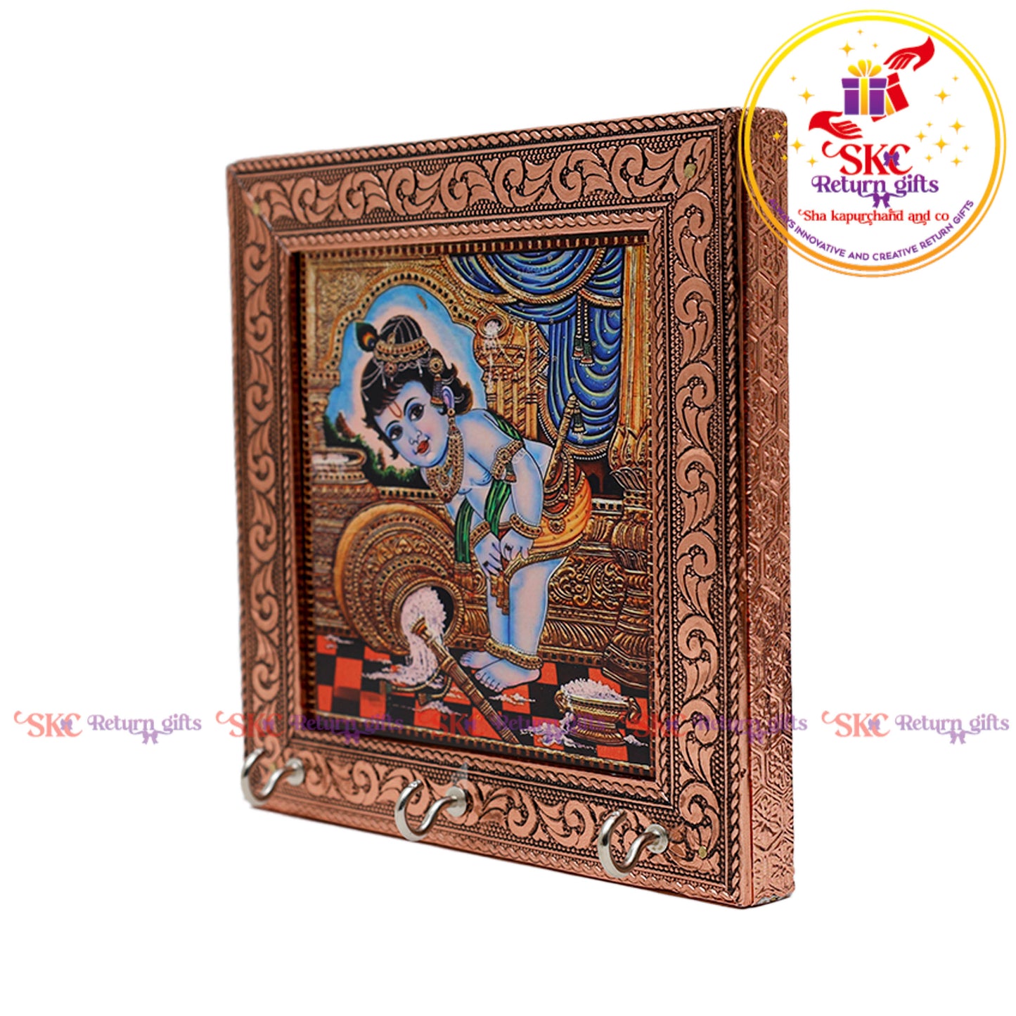6*6 Tanjore DIGITAL ARTS Key stand