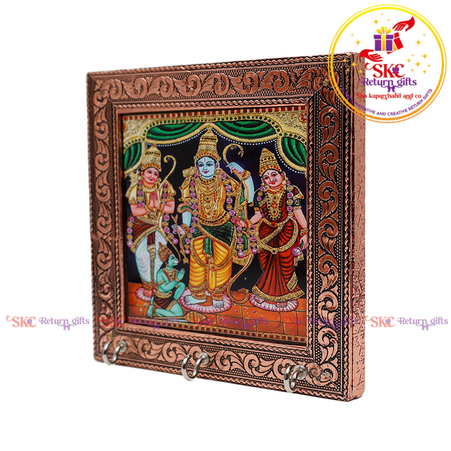 6*6 Tanjore DIGITAL ARTS Key stand