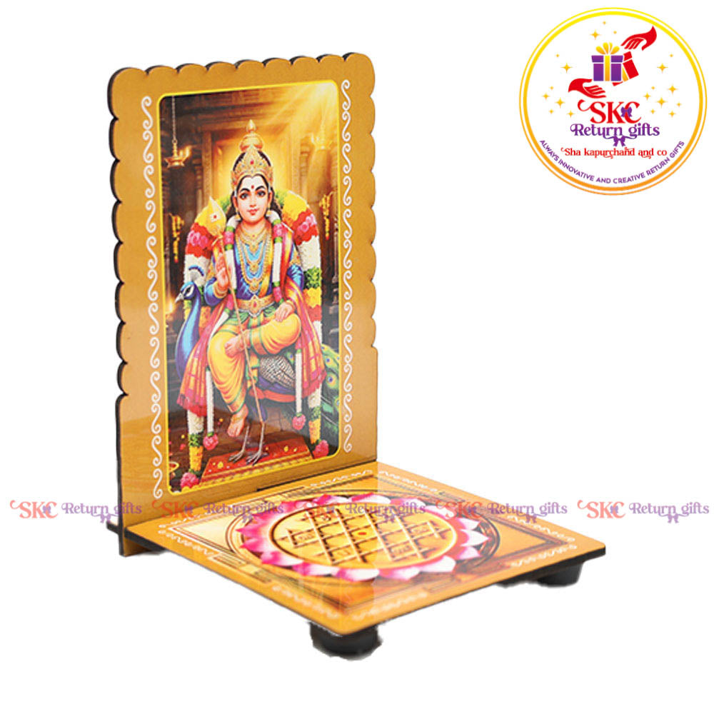 Bala Murugan Sri Yantra Diya Stand
