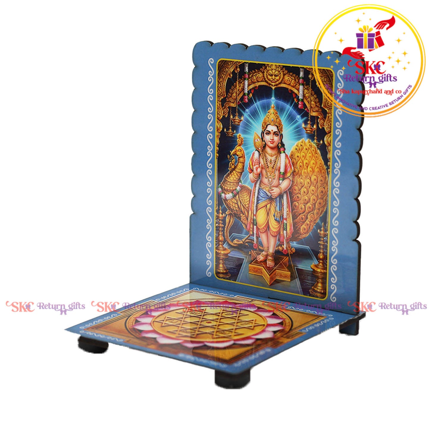 Bala Murugan Sri Yantra Diya Stand