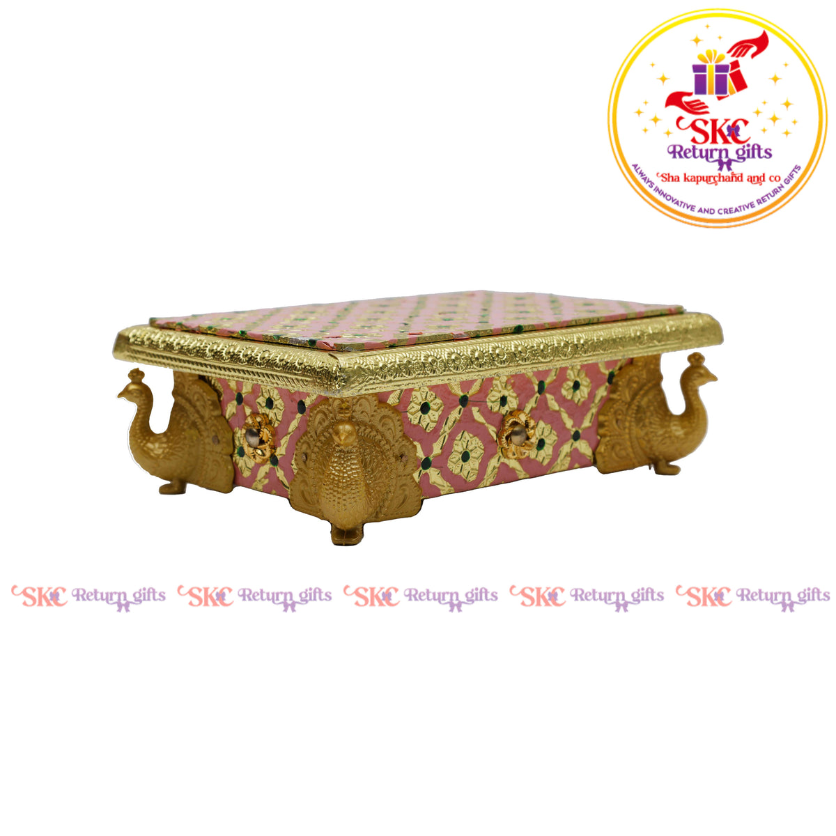 7x5 Meenakari Peacock leg Patla