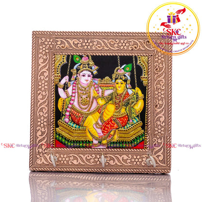 Tanjore Digital Arts Radha Krishna