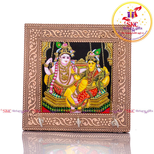 Tanjore Digital Arts Radha Krishna