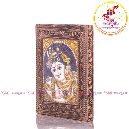 Tanjore Digital Art  Krishna