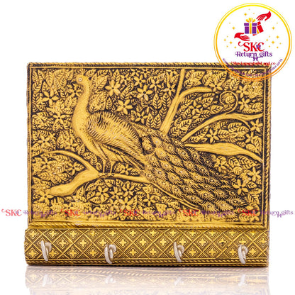 Embossed  Peackock