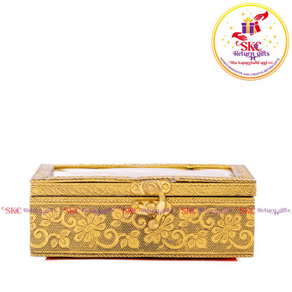 Embossed  Double Elephant Jewel Box