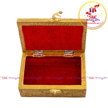 Embossed  Double Elephant Jewel Box