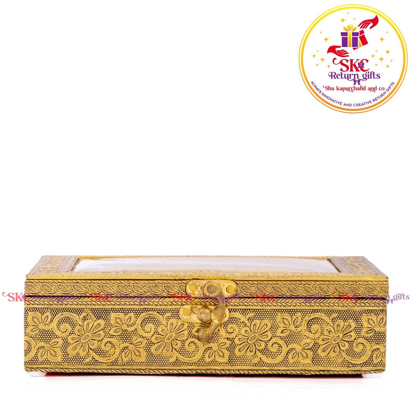 Embossed  Double Elephant Jewel Box
