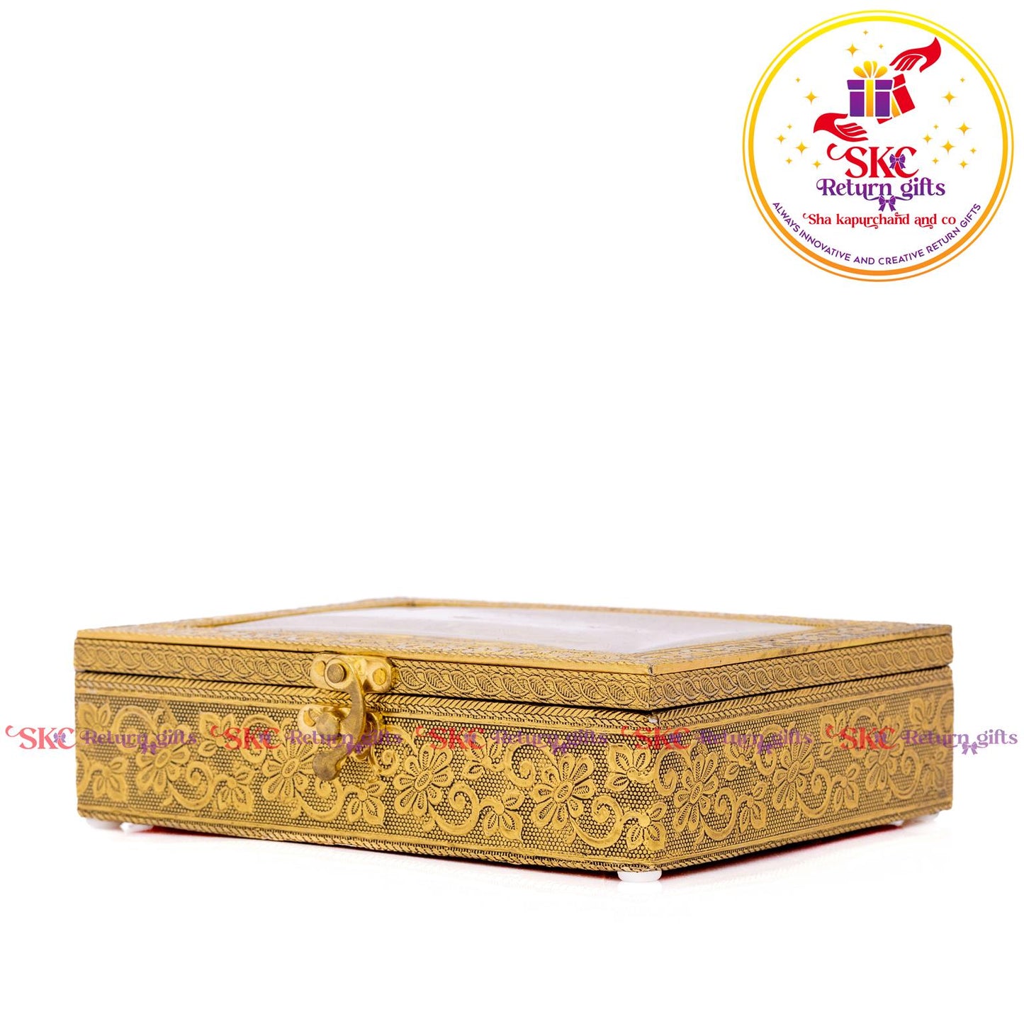 Embossed  Double Elephant Jewel Box