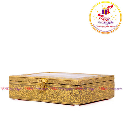 Embossed  Double Elephant Jewel Box