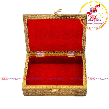 Embossed  Double Elephant Jewel Box