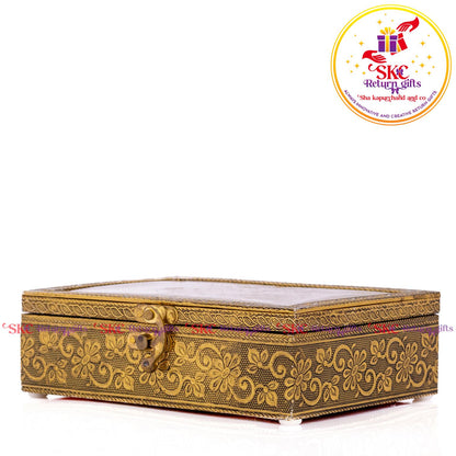 Embossed  Double Elephant Jewel Box