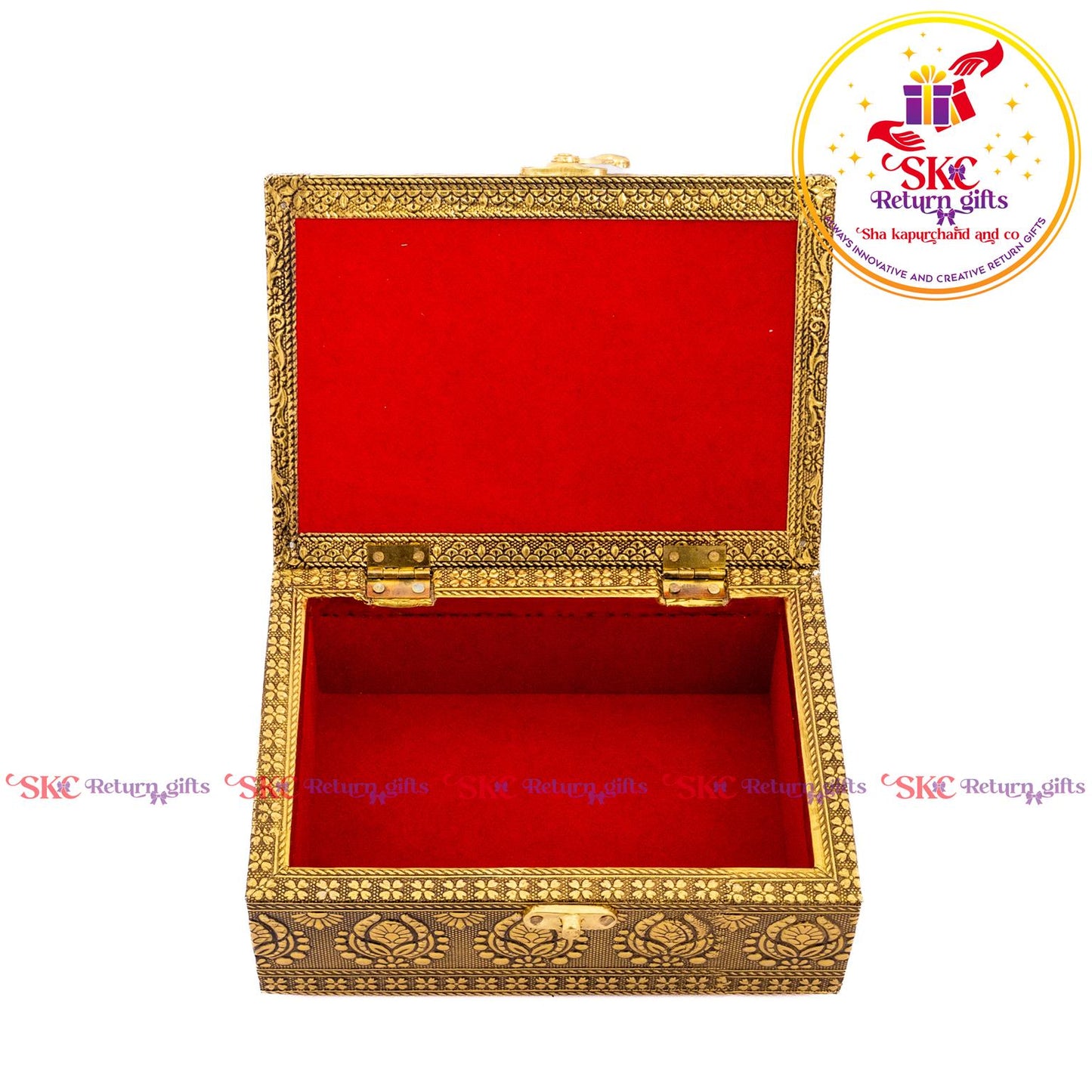 Embossed Peacock Jewel Box