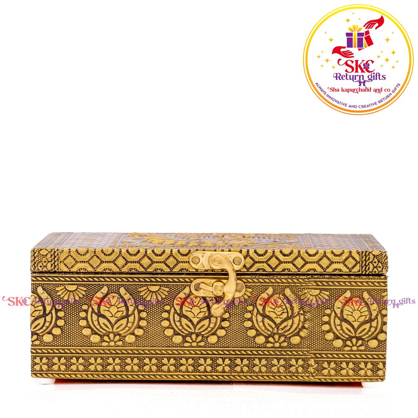 Embossed Peacock Jewel Box
