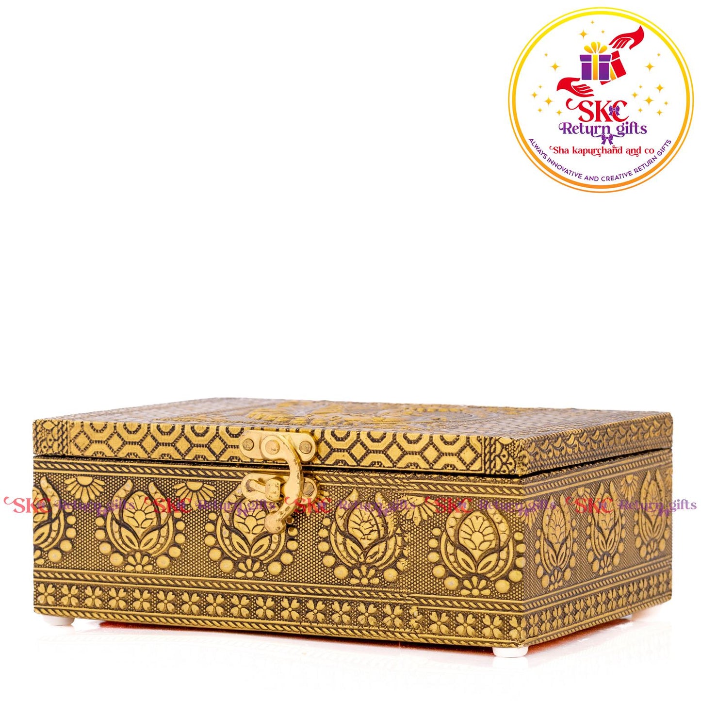 Embossed Peacock Jewel Box