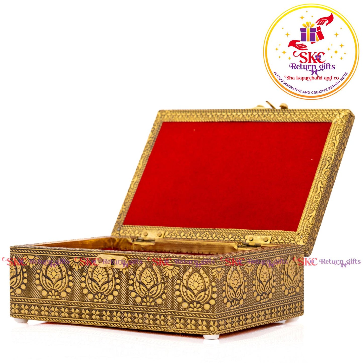 Embossed Peacock Jewel Box