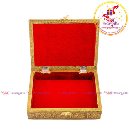 Embossed Peacock Jewel Box
