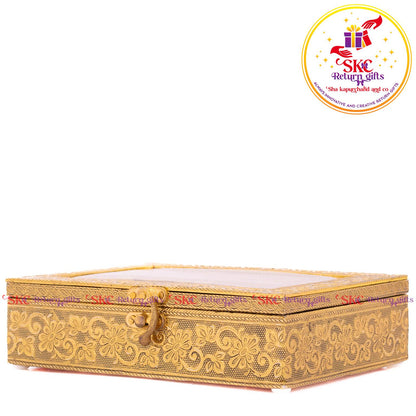 Embossed Peacock Jewel Box