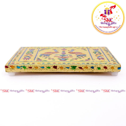 Meenakari Patla Double Peackock