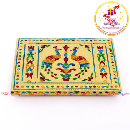 Meenakari Patla Double Peackock