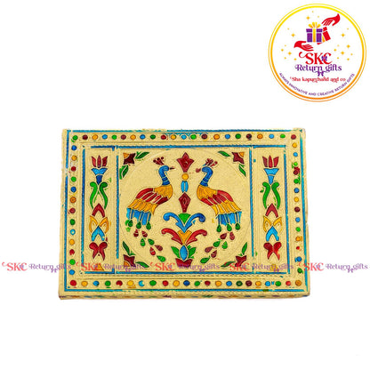 Meenakari Patla Double Peackock