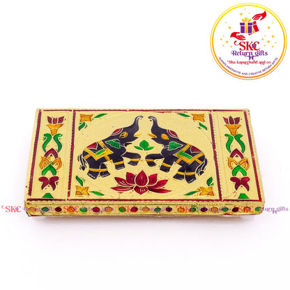 Meenakari Patla Double Elephant