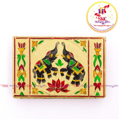 Meenakari Patla Double Elephant