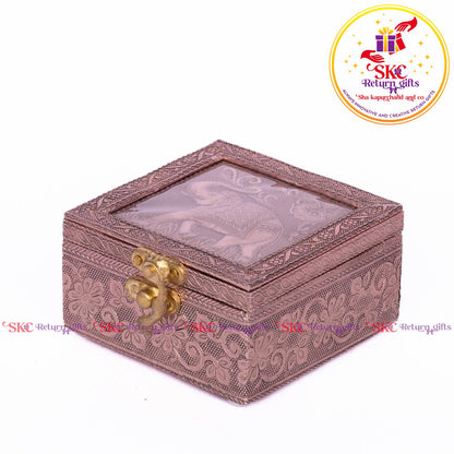 Embossed Royal Elephant Jewellery Box